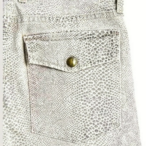 Current/Elliott python print cargo pocket skinny - Picture 6 of 6